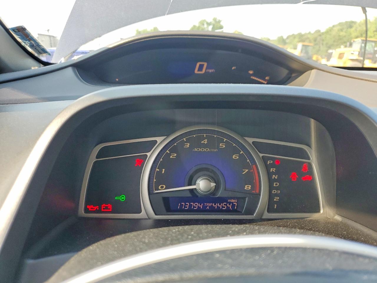 2007 Honda Civic Lx Blue vin: 1HGFA16507L080653