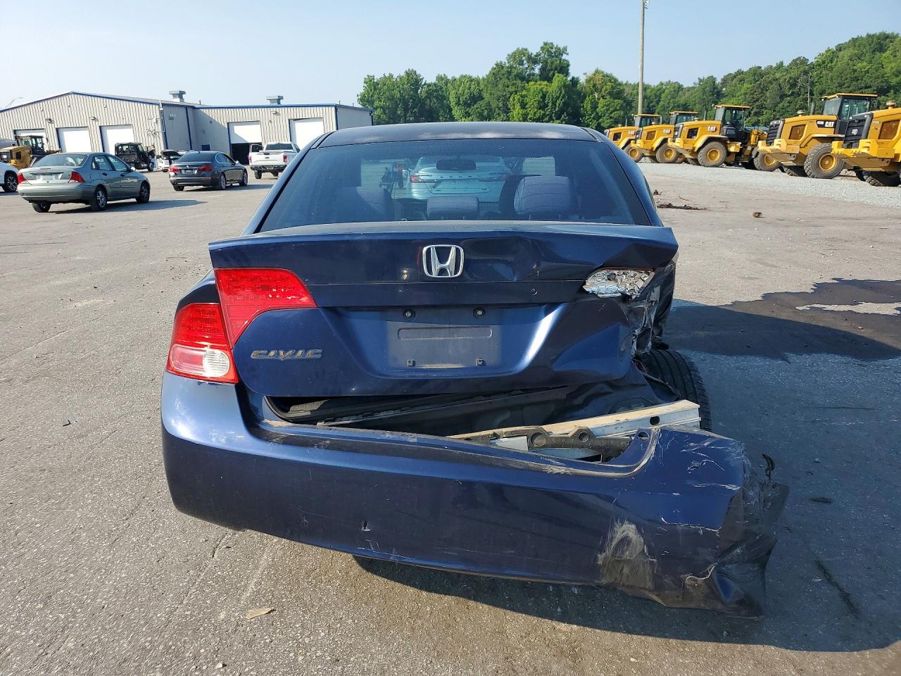 2007 Honda Civic Lx Blue vin: 1HGFA16507L080653
