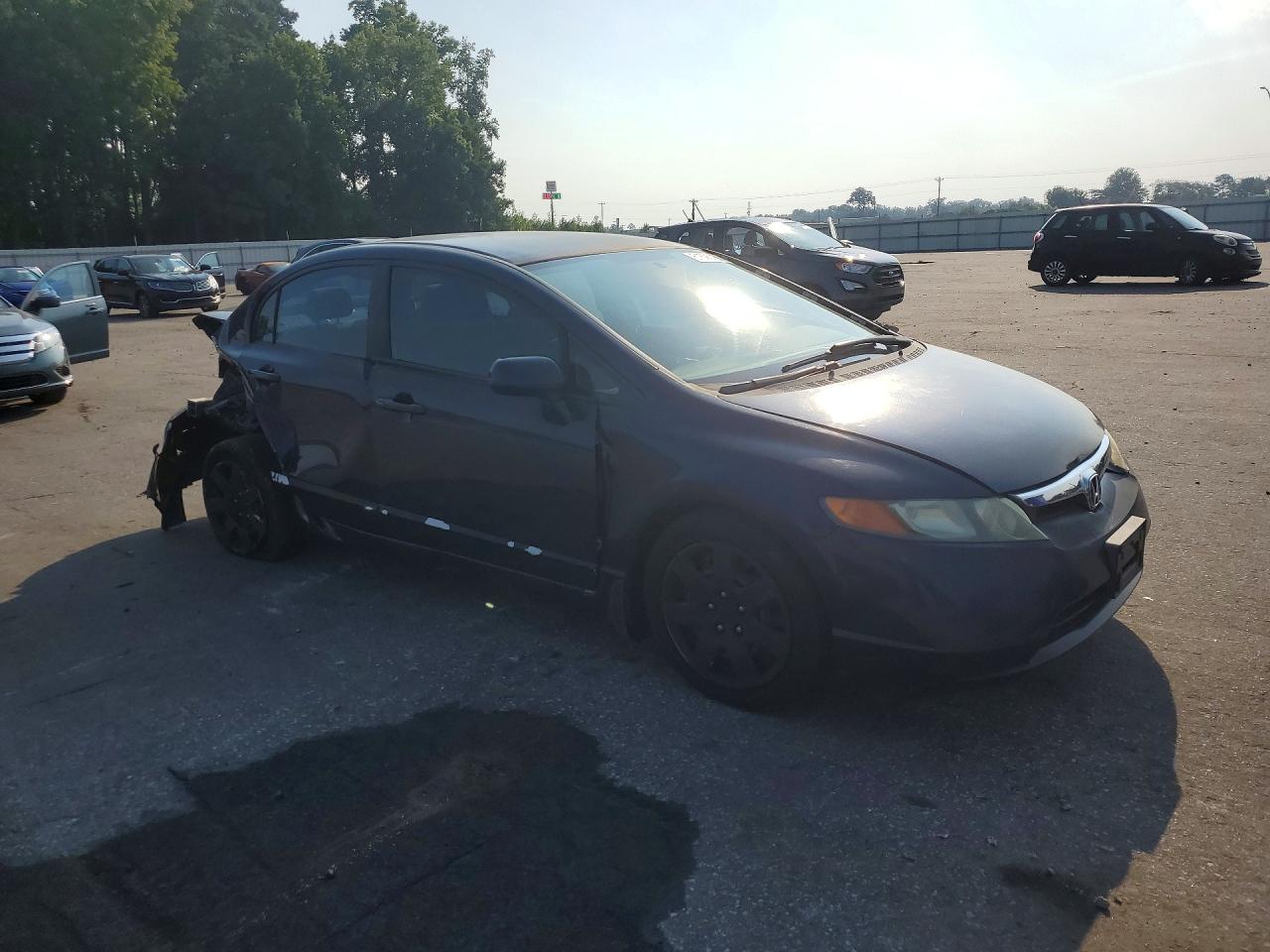 2007 Honda Civic Lx Blue vin: 1HGFA16507L080653