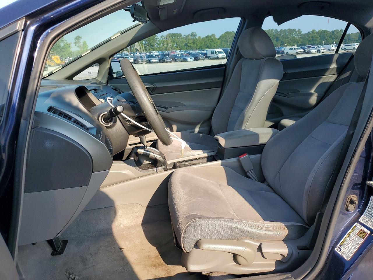 2007 Honda Civic Lx Blue vin: 1HGFA16507L080653