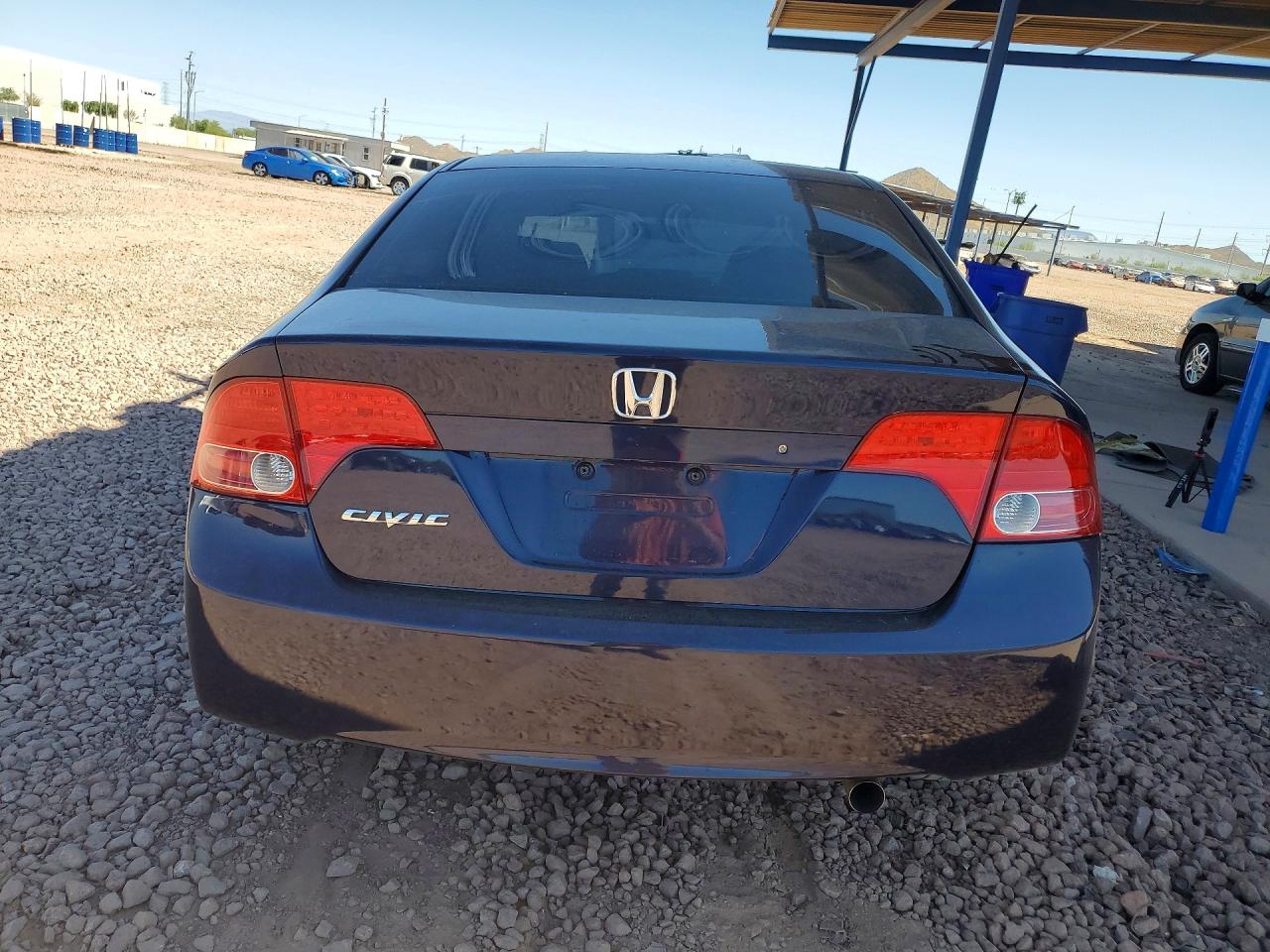 2007 Honda Civic Lx Blue vin: 1HGFA16507L082807