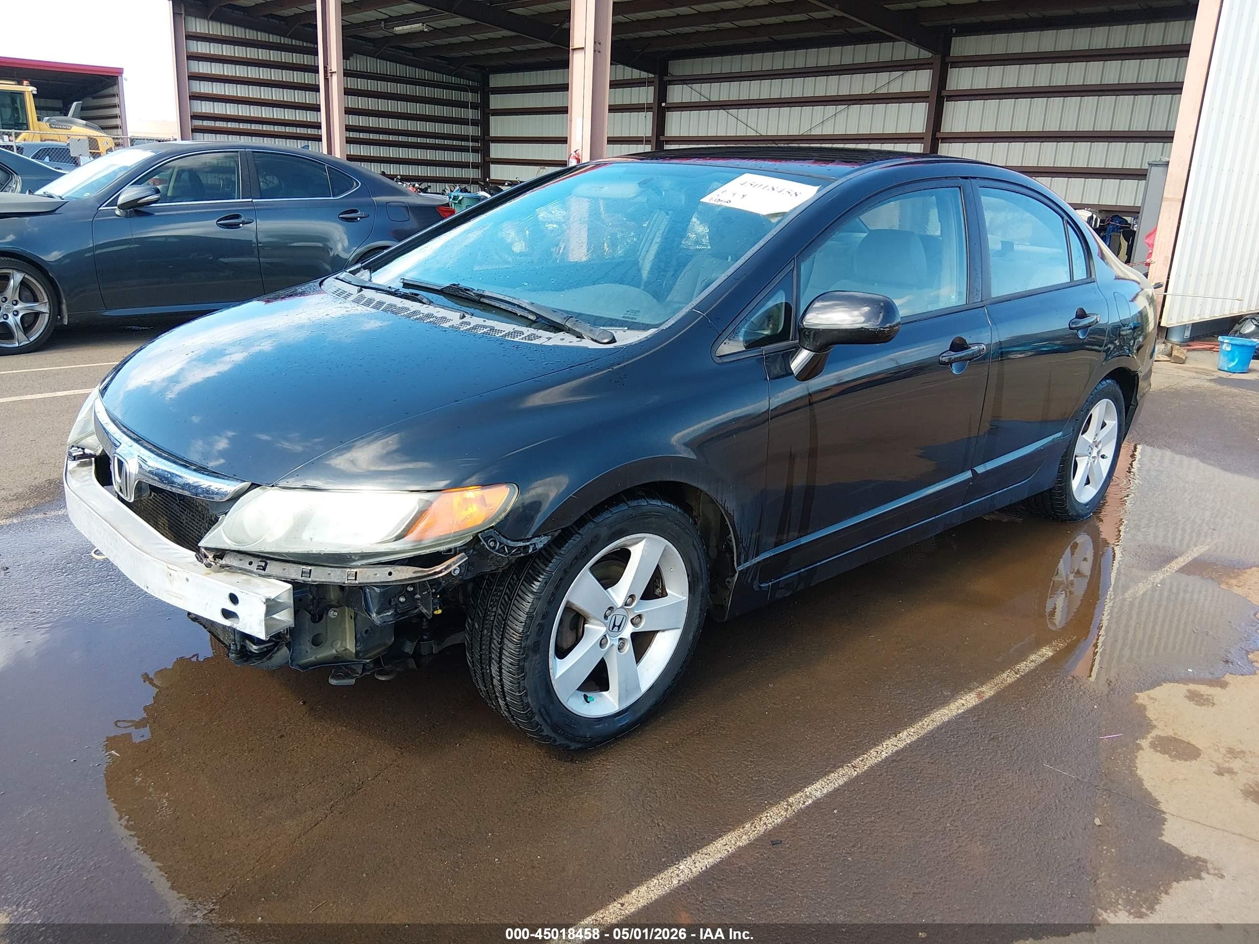 2007 Honda Civic Lx Blue vin: 1HGFA16507L096867