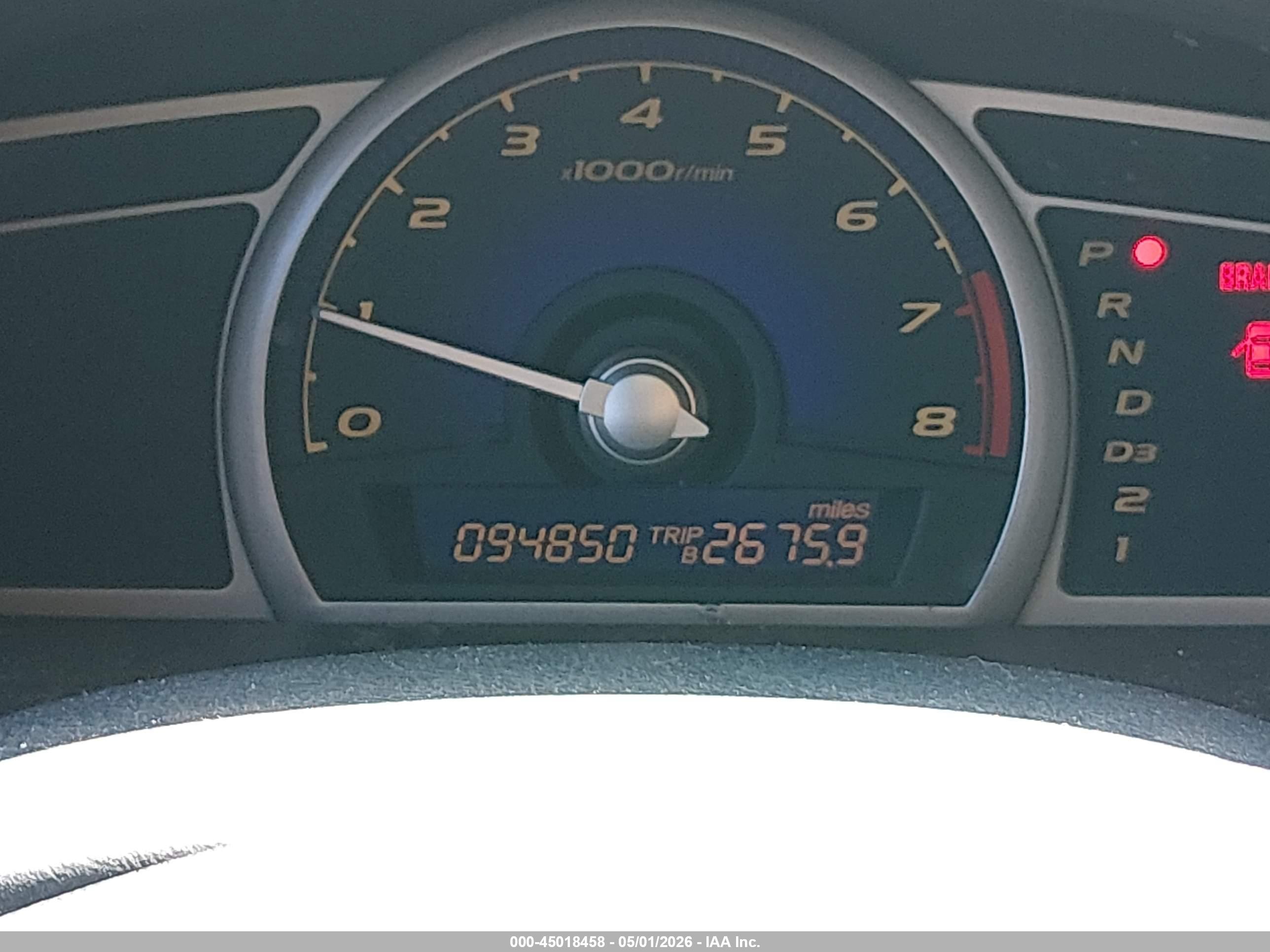 2007 Honda Civic Lx Blue vin: 1HGFA16507L096867