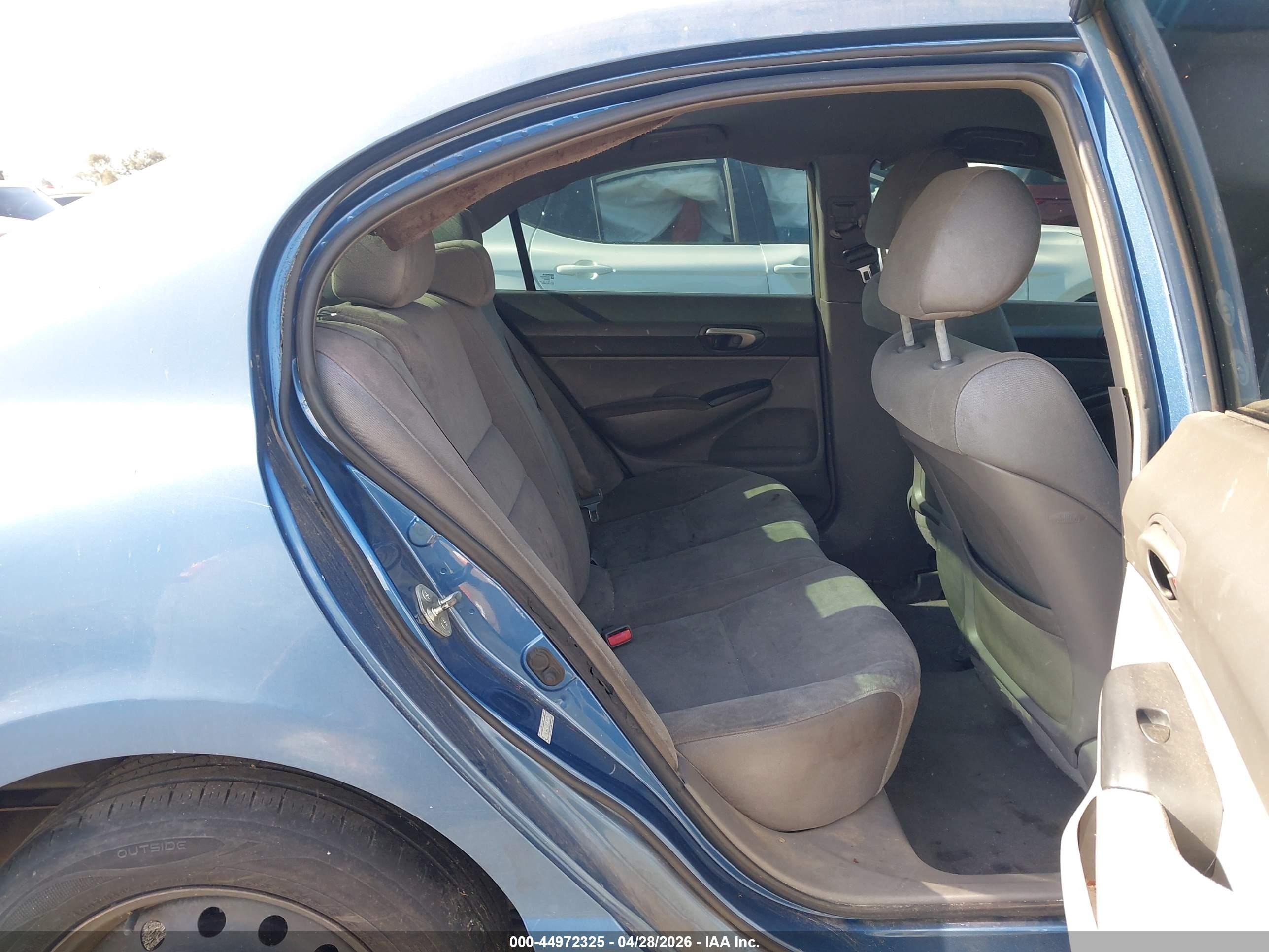 2007 Honda Civic Lx Blue vin: 1HGFA16507L098764