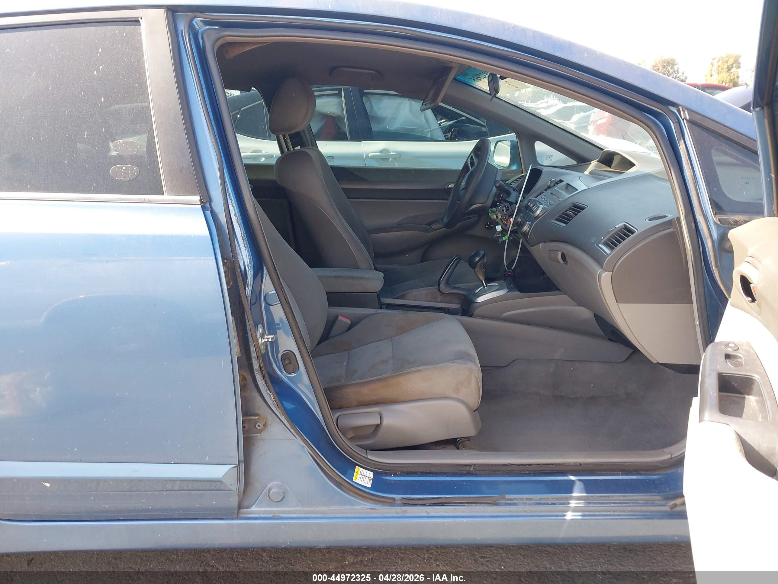 2007 Honda Civic Lx Blue vin: 1HGFA16507L098764