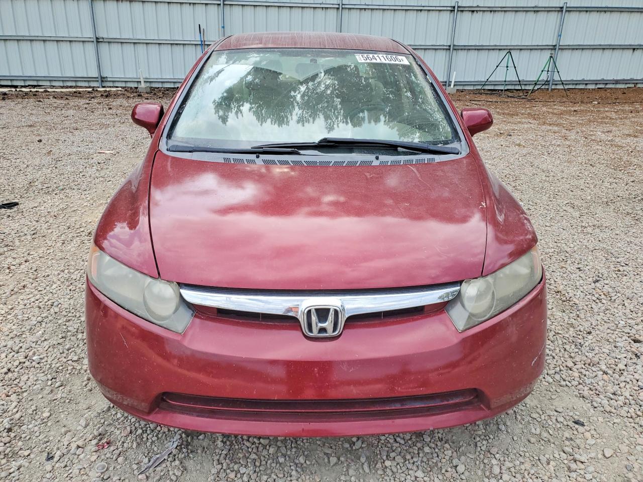 2007 Honda Civic Lx Красный vin: 1HGFA16507L106037