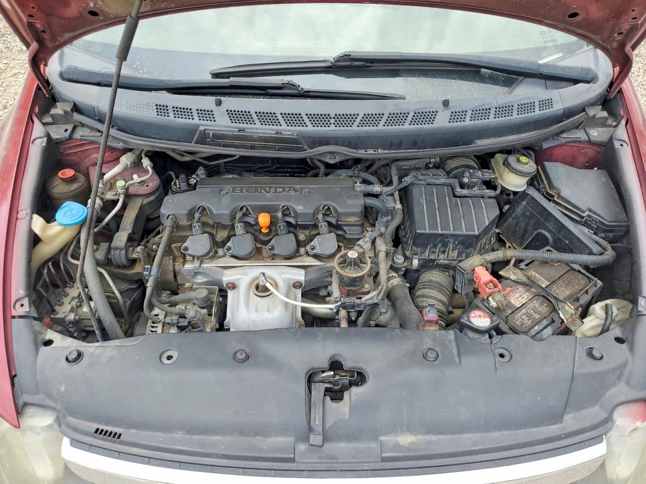 2007 Honda Civic Lx Красный vin: 1HGFA16507L106037