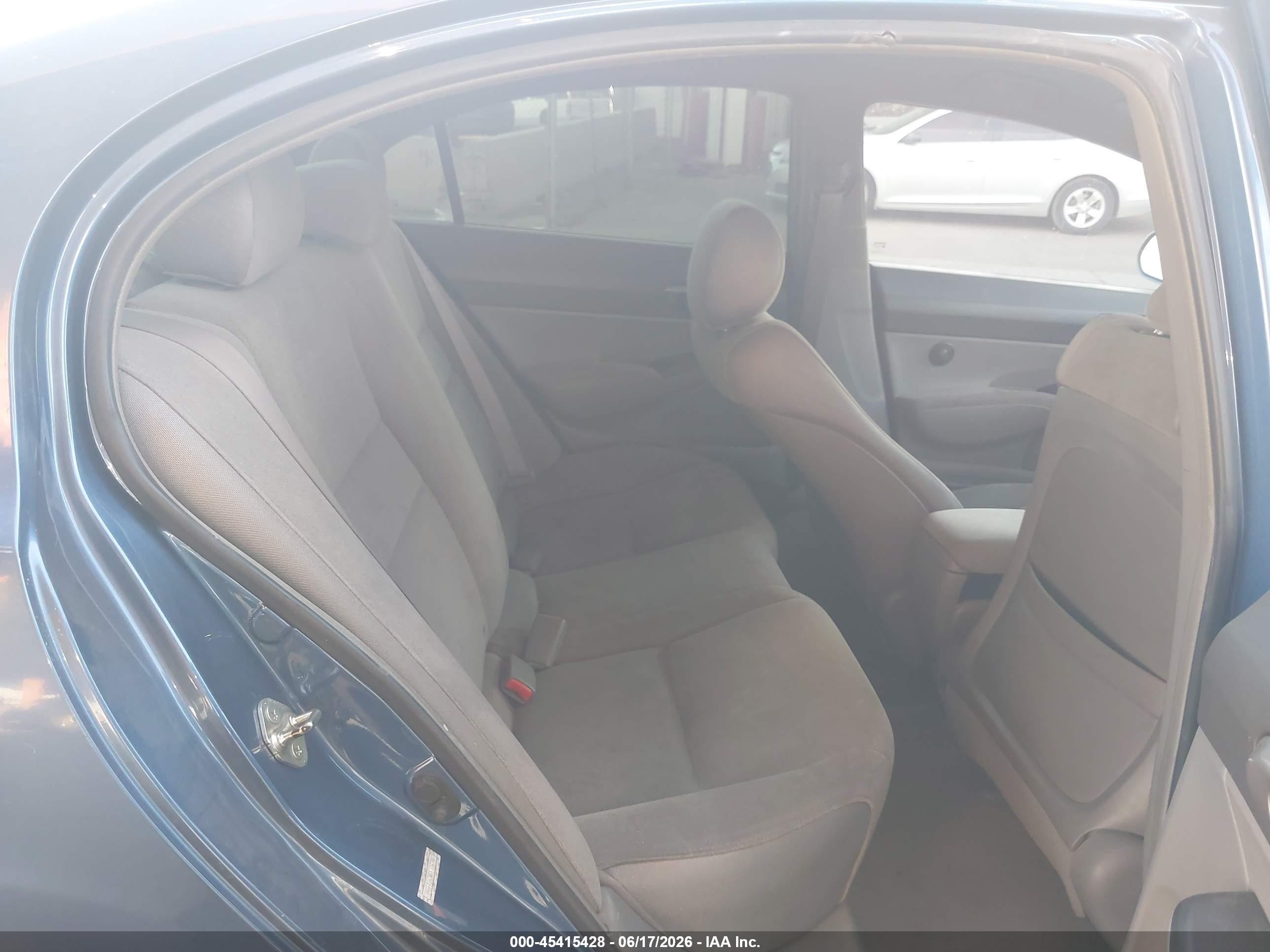 2007 Honda Civic Lx Blue vin: 1HGFA16507L108791