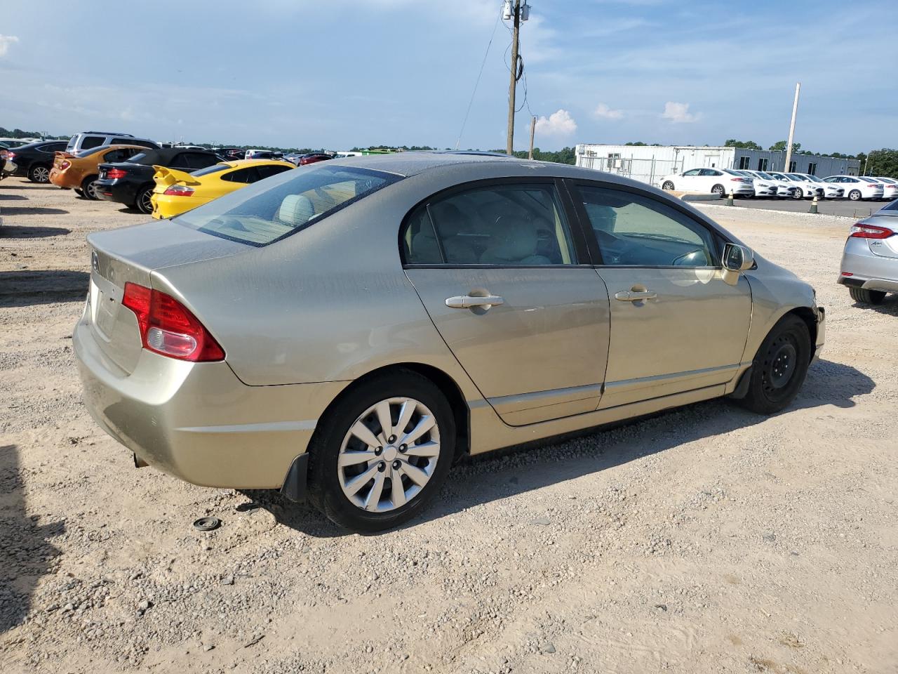 2008 Honda Civic Lx Brown vin: 1HGFA16508L009972
