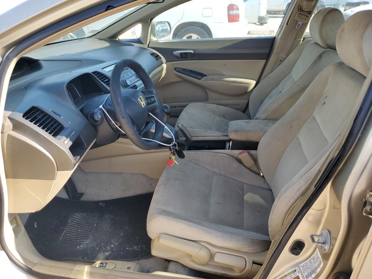 2008 Honda Civic Lx Brown vin: 1HGFA16508L009972