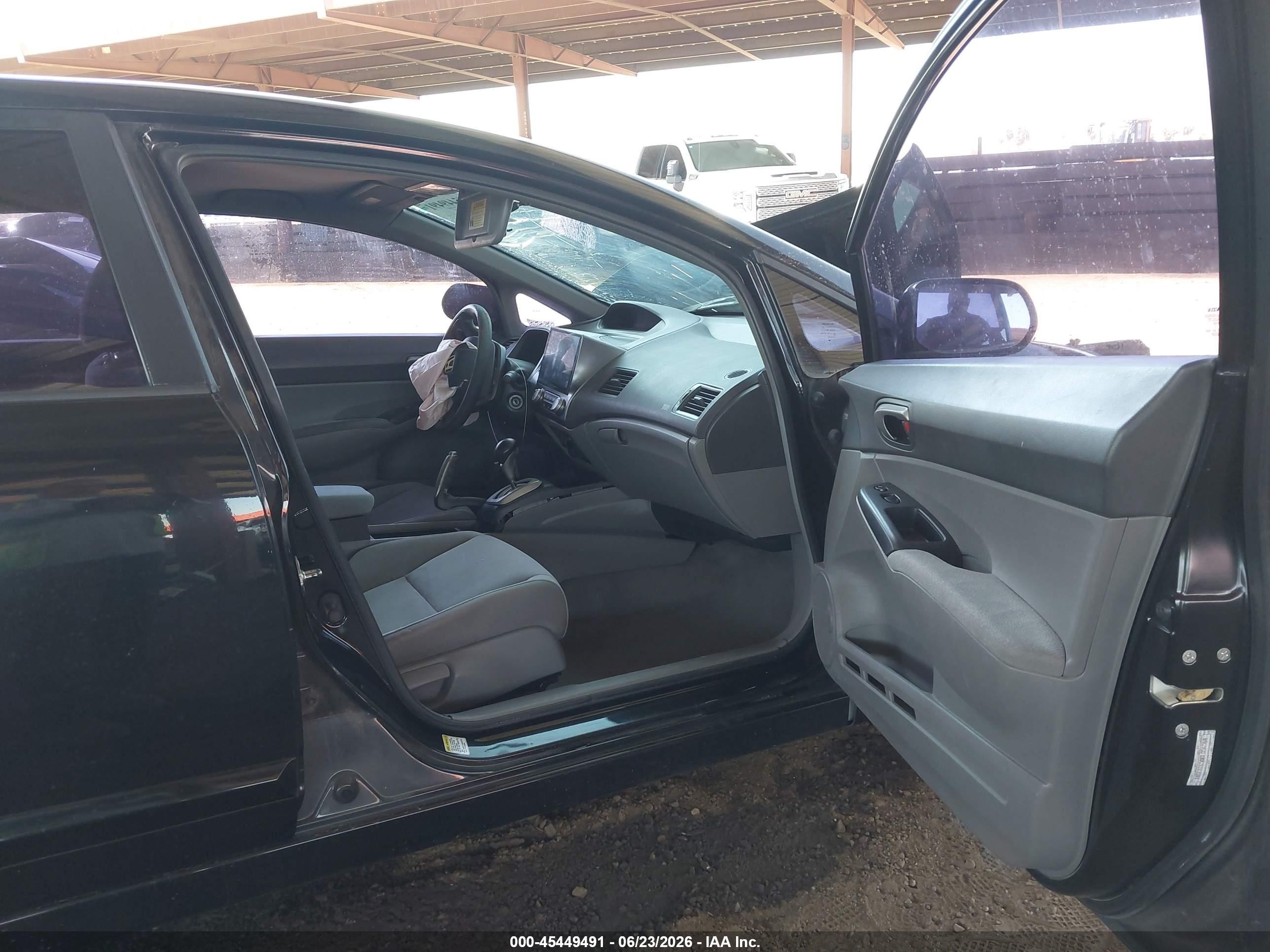 2008 Honda Civic Lx Black vin: 1HGFA16508L056564