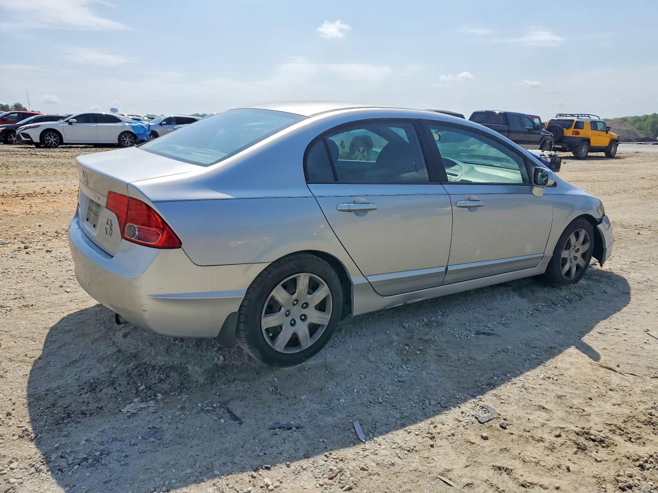 2008 Honda Civic Lx Silver vin: 1HGFA16508L064955