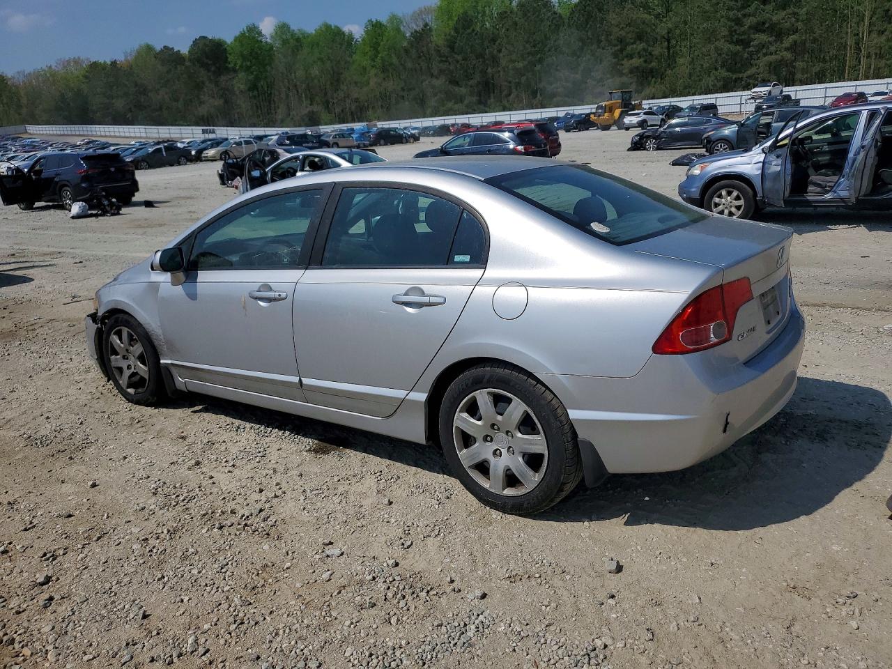 2008 Honda Civic Lx Silver vin: 1HGFA16508L064955