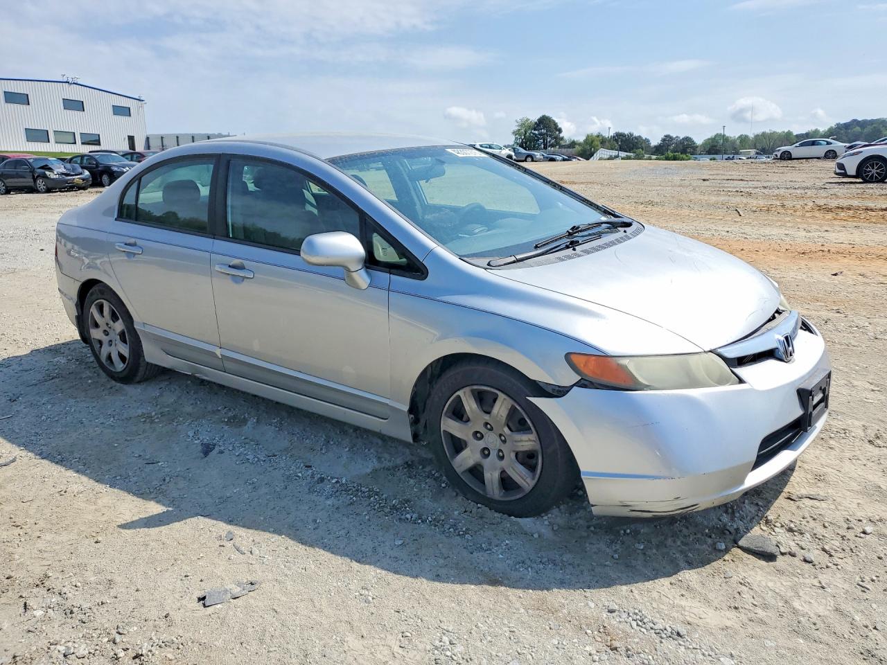 2008 Honda Civic Lx Silver vin: 1HGFA16508L064955