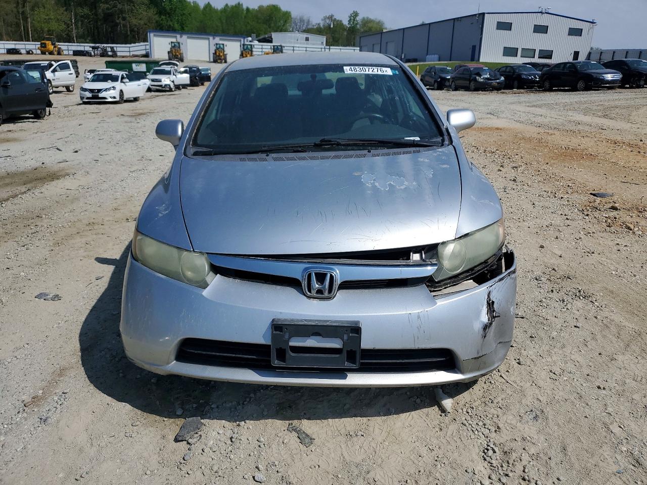 2008 Honda Civic Lx Silver vin: 1HGFA16508L064955