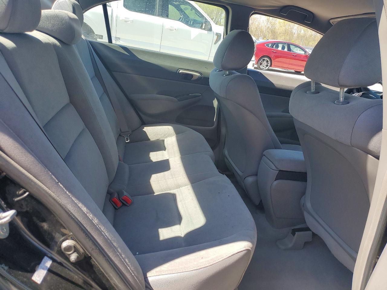 2008 Honda Civic Lx Black vin: 1HGFA16508L077236