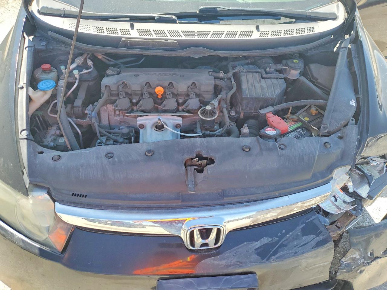 2008 Honda Civic Lx Black vin: 1HGFA16508L077236