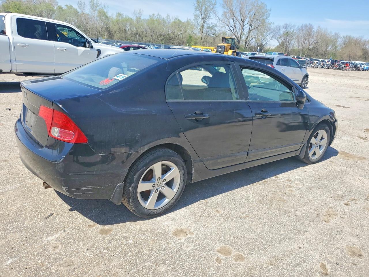2008 Honda Civic Lx Black vin: 1HGFA16508L077236