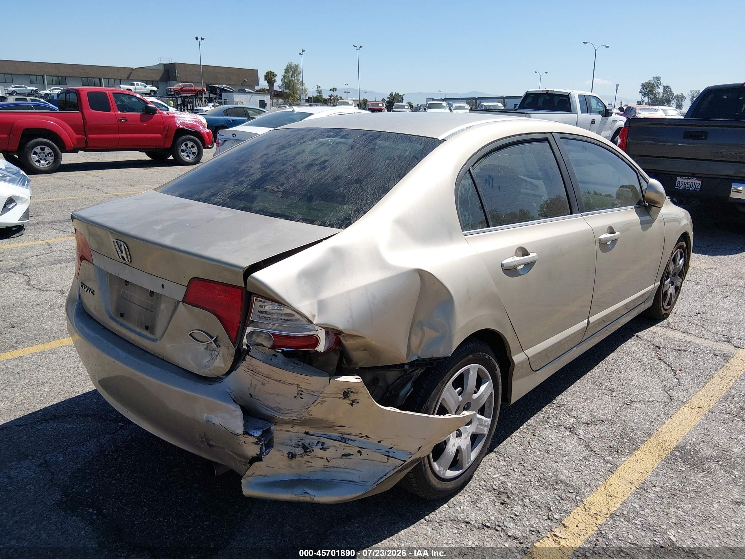 2008 Honda Civic Lx Gold vin: 1HGFA16508L081285