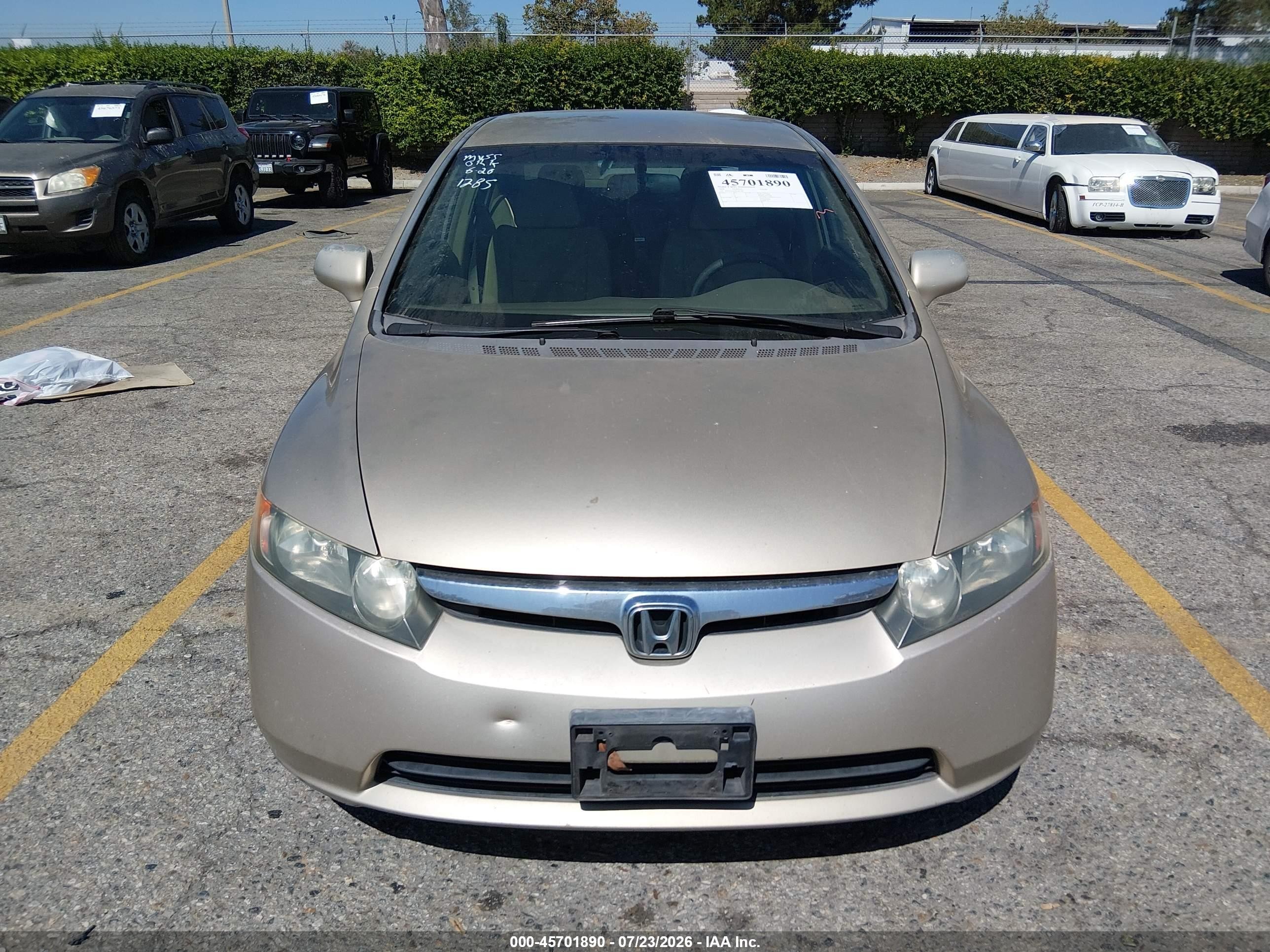 2008 Honda Civic Lx Gold vin: 1HGFA16508L081285