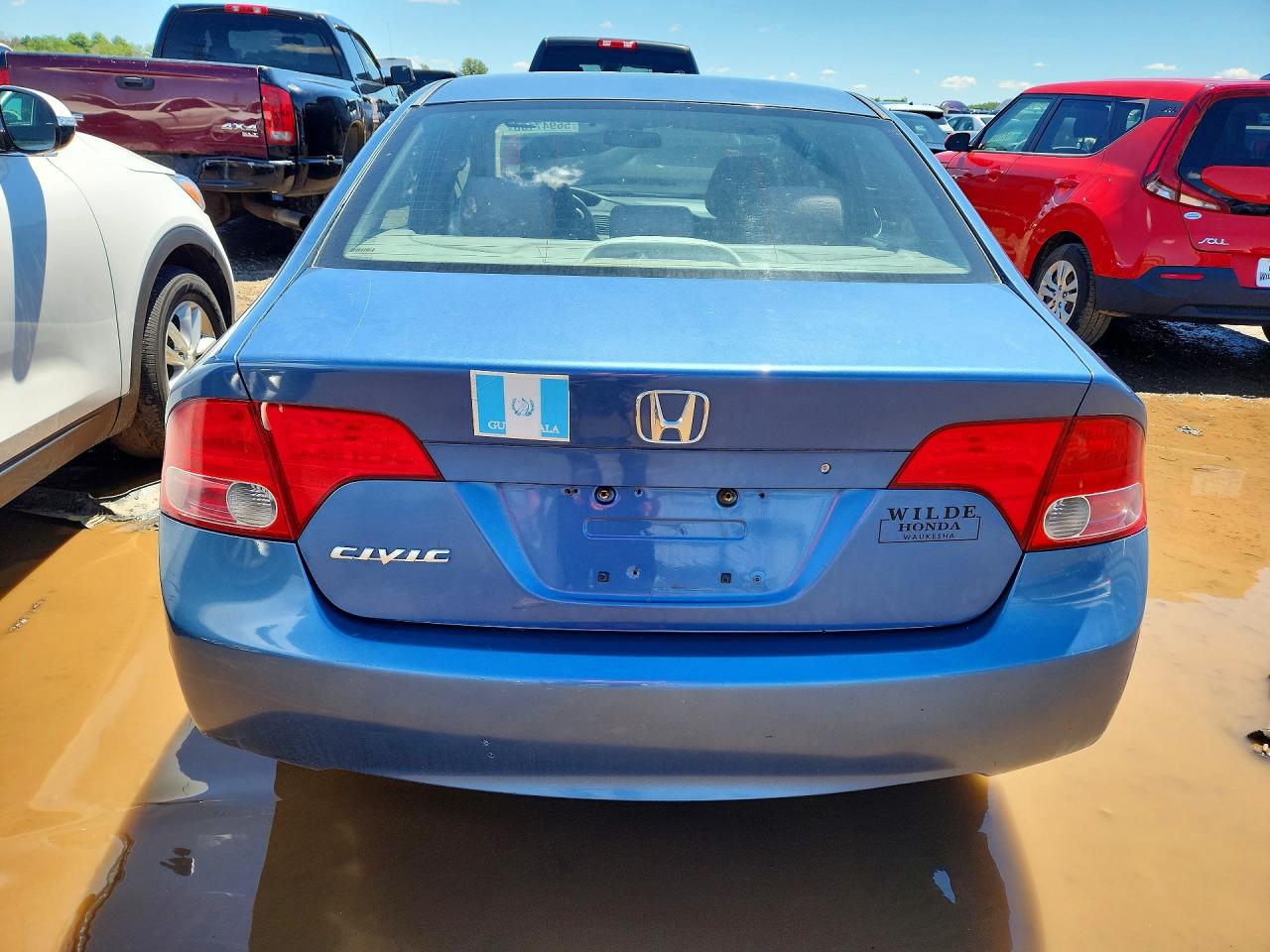 2008 Honda Civic Lx Blue vin: 1HGFA16508L085269