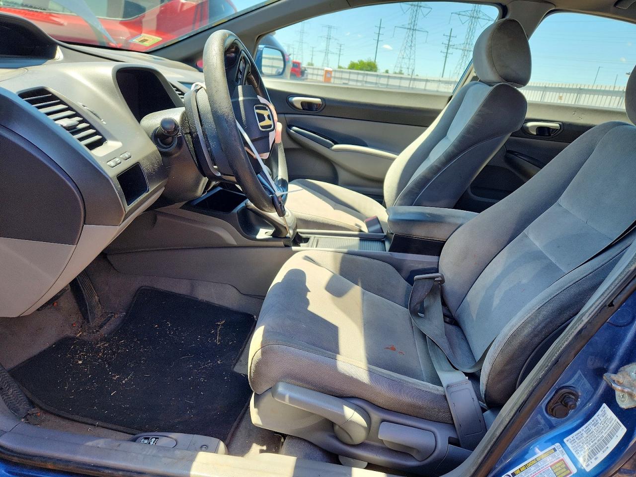 2008 Honda Civic Lx Blue vin: 1HGFA16508L085269