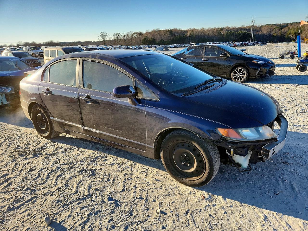 2008 Honda Civic Blue vin: 1HGFA16508L088849