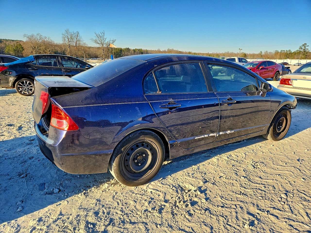 2008 Honda Civic Blue vin: 1HGFA16508L088849