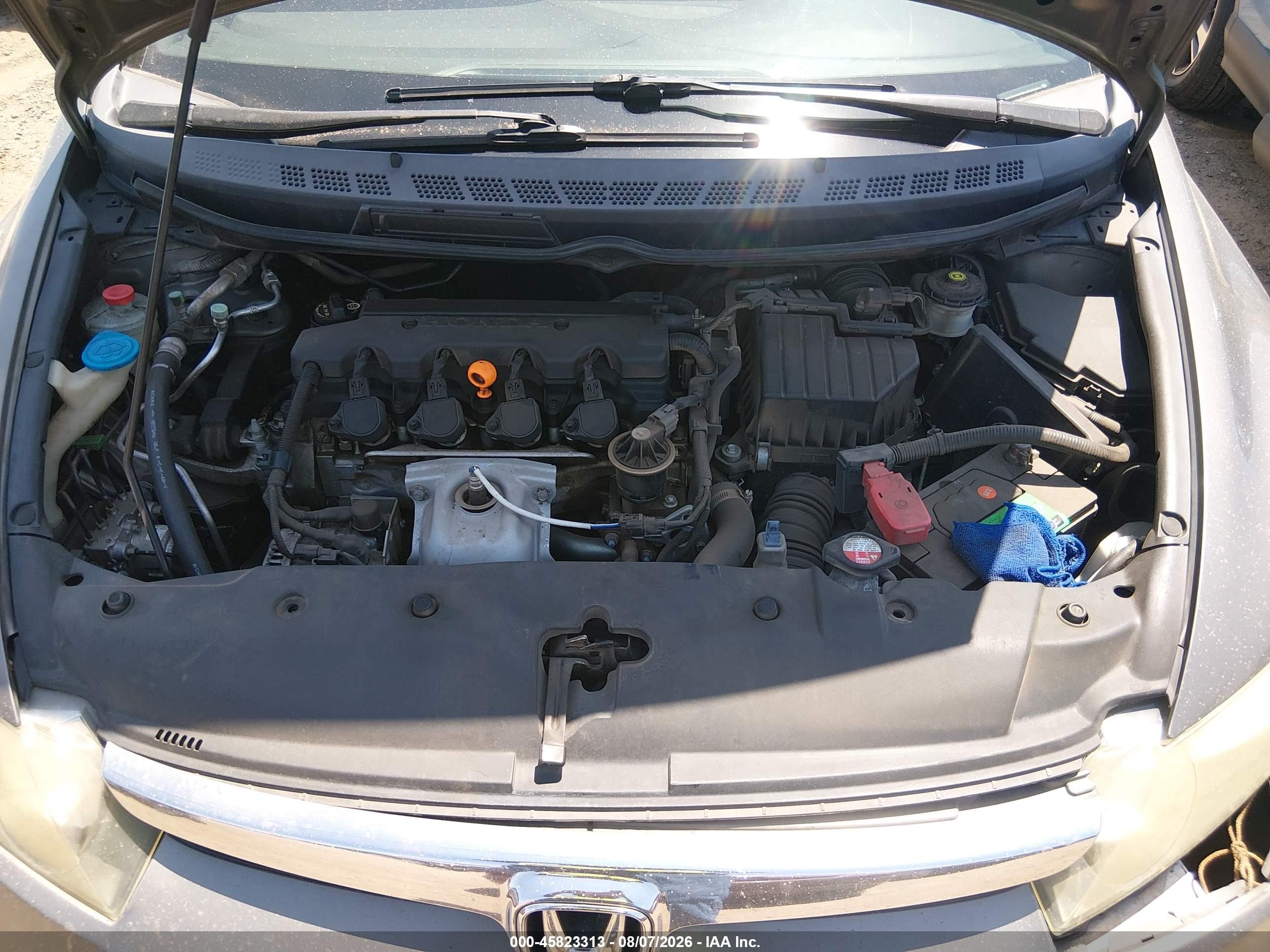 2008 Honda Civic Lx Gray vin: 1HGFA16508L090116