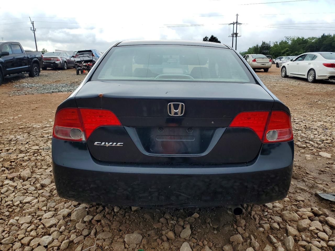 2008 Honda Civic Lx Black vin: 1HGFA16508L092352