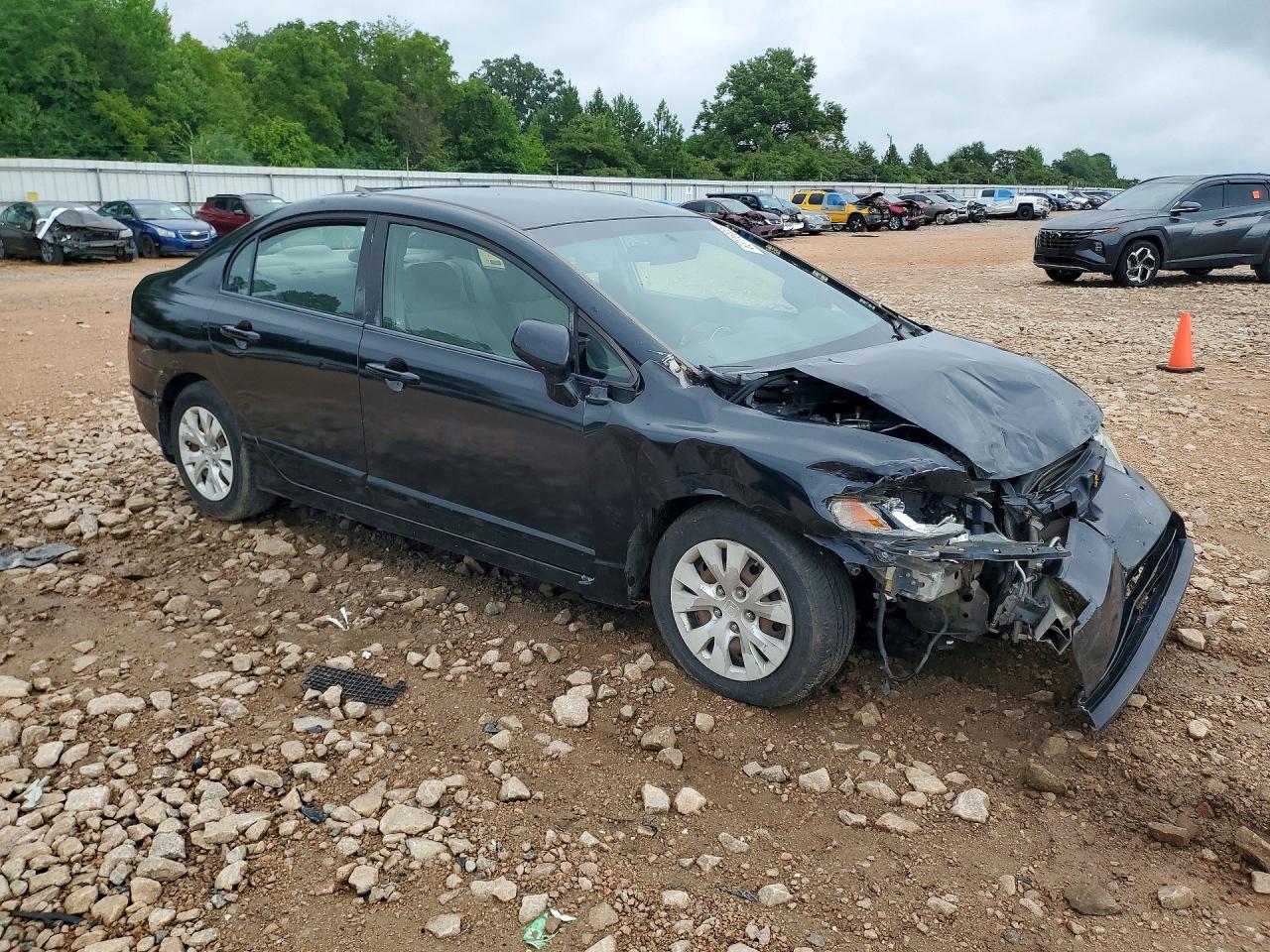 2008 Honda Civic Lx Black vin: 1HGFA16508L092352