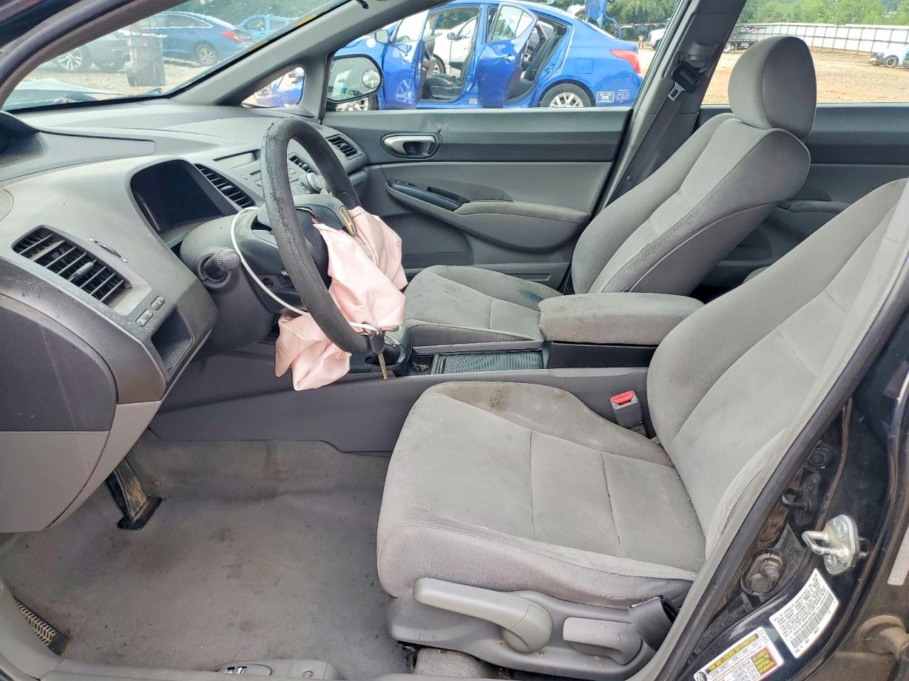 2008 Honda Civic Lx Black vin: 1HGFA16508L092352