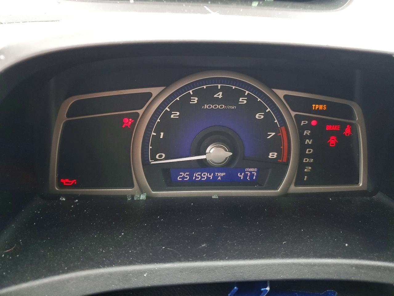 2008 Honda Civic Lx Blue vin: 1HGFA16508L096613
