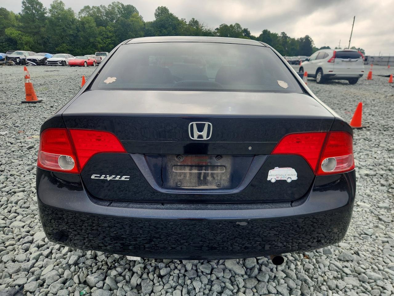 2008 Honda Civic Lx Black vin: 1HGFA16508L097339