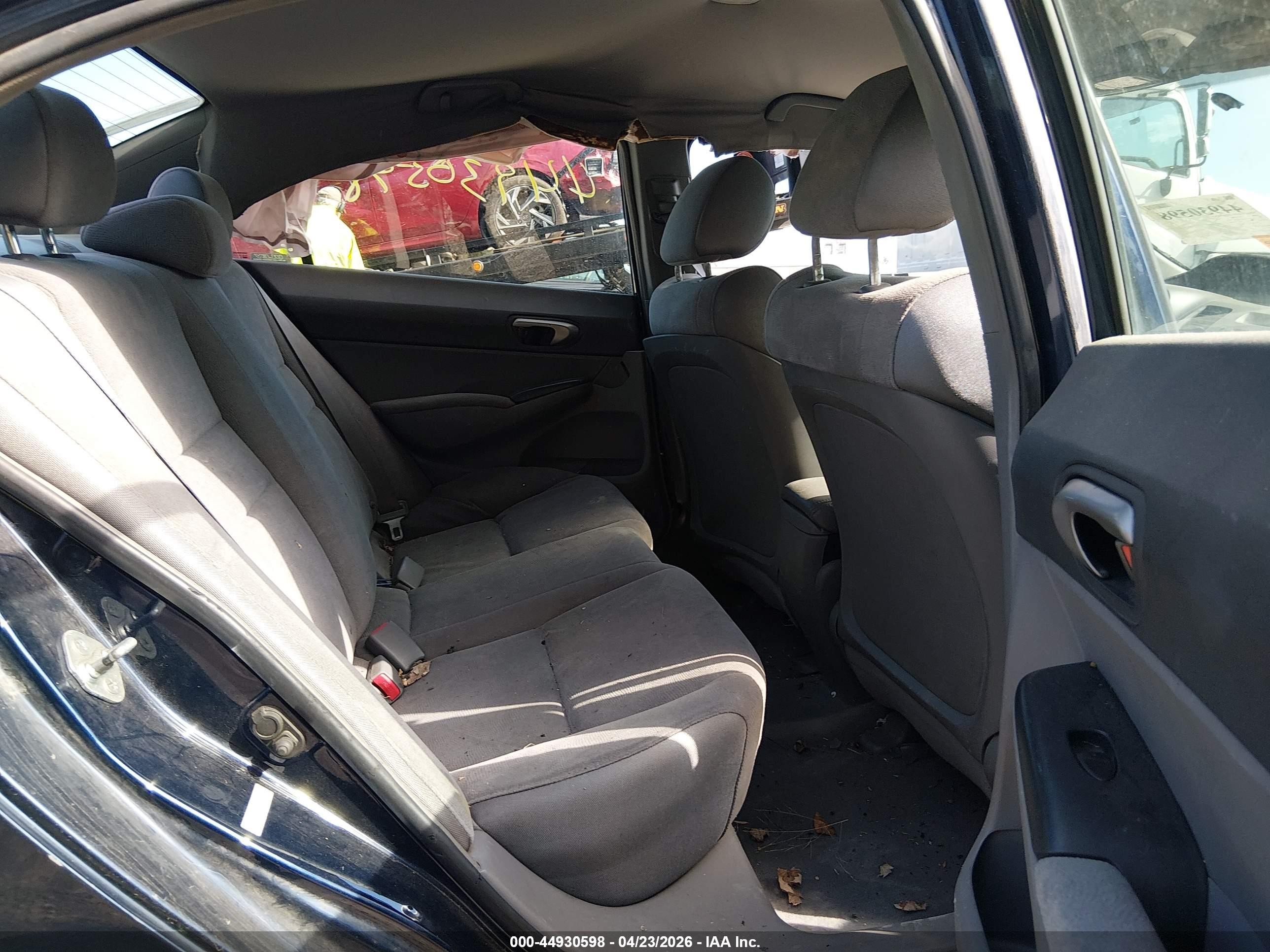 2008 Honda Civic Lx Blue vin: 1HGFA16508L116391