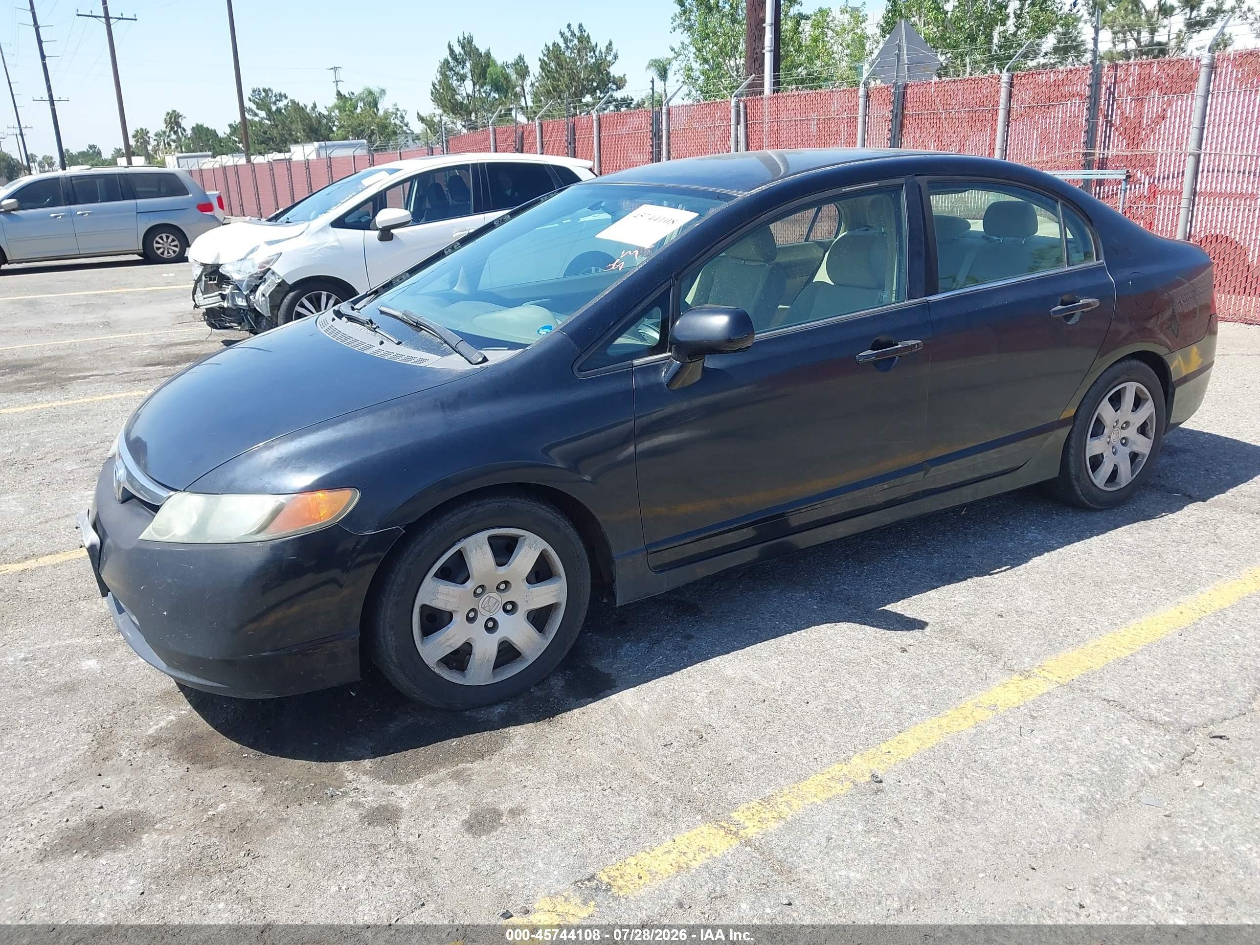 2006 Honda Civic Lx Черный vin: 1HGFA16516L006785