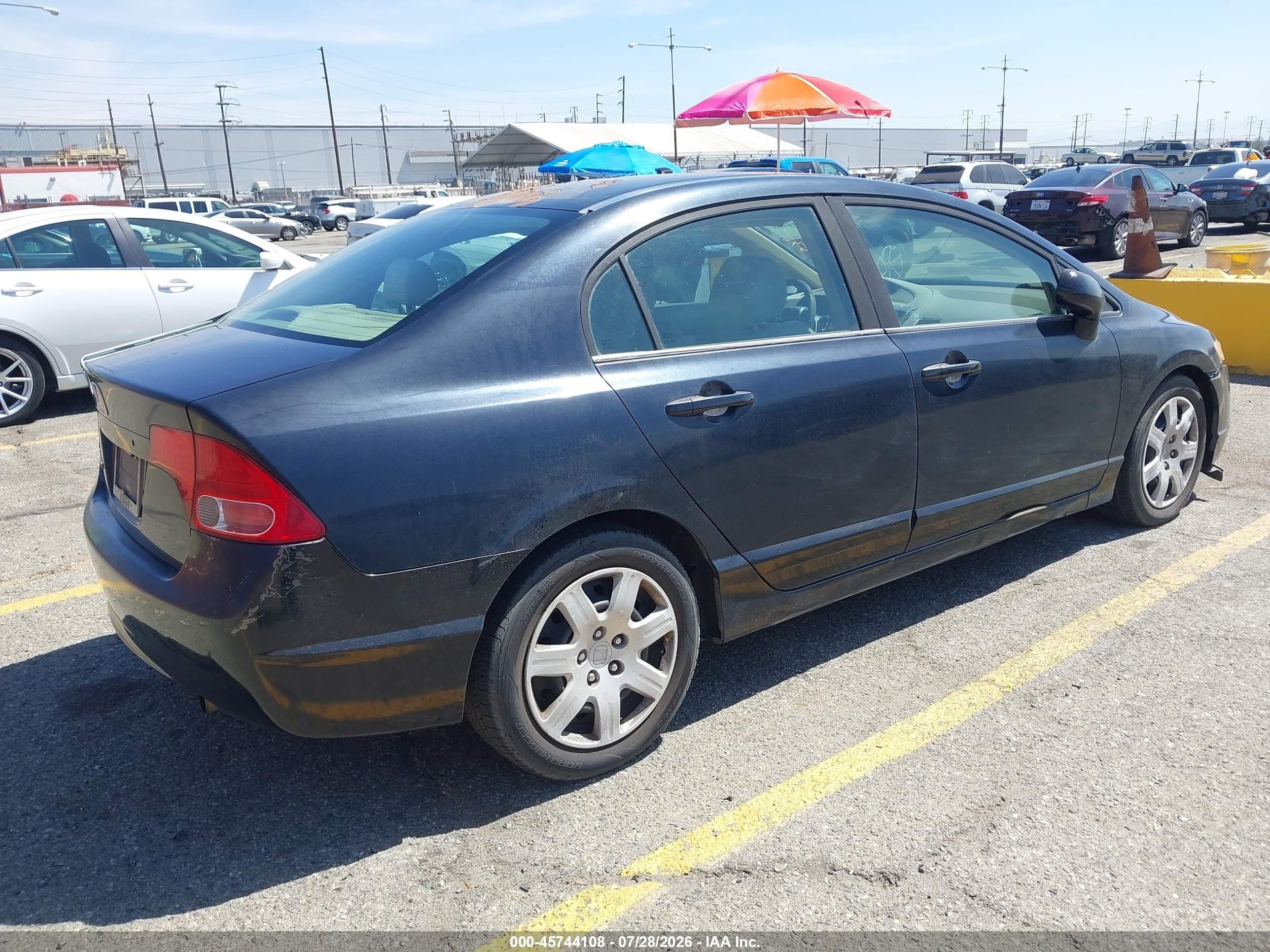 2006 Honda Civic Lx Черный vin: 1HGFA16516L006785