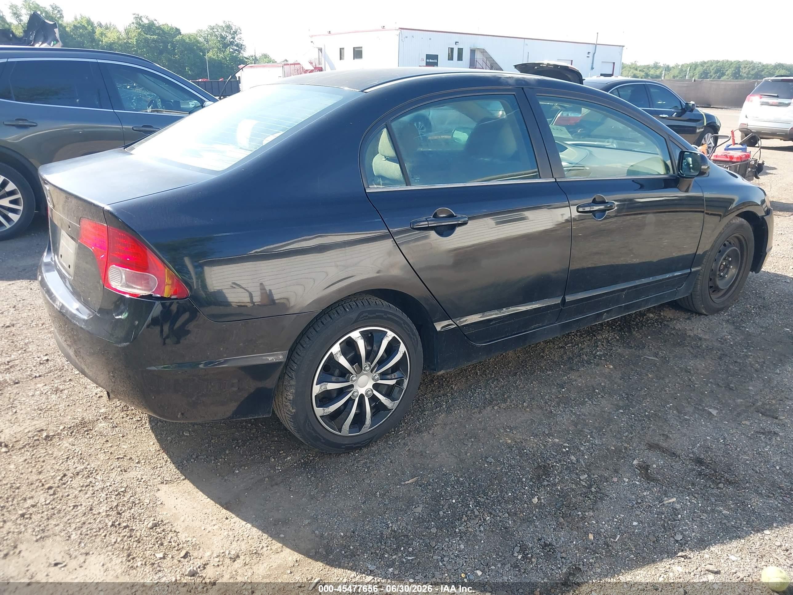 2006 Honda Civic Lx Black vin: 1HGFA16516L010237