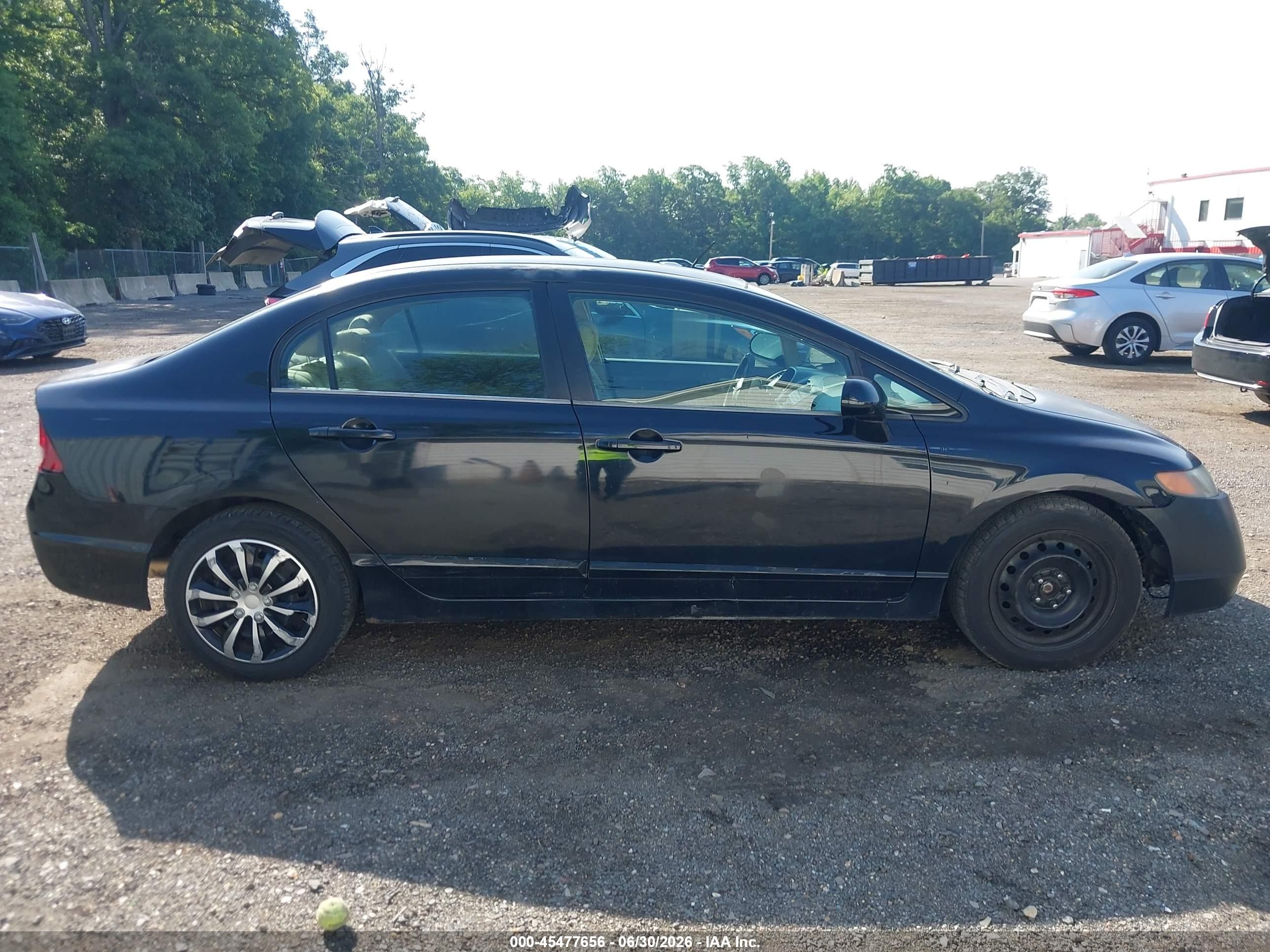 2006 Honda Civic Lx Black vin: 1HGFA16516L010237