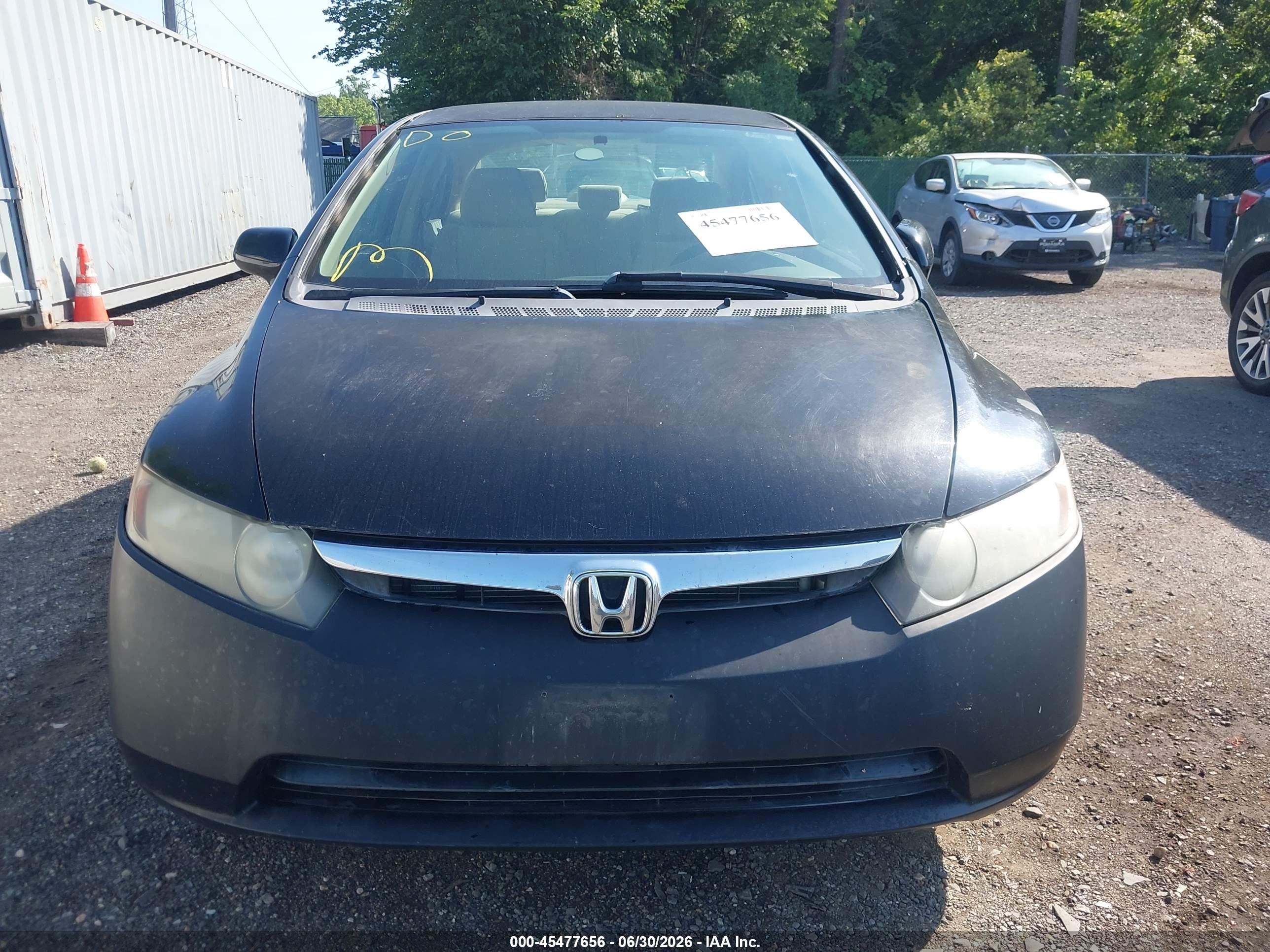 2006 Honda Civic Lx Black vin: 1HGFA16516L010237
