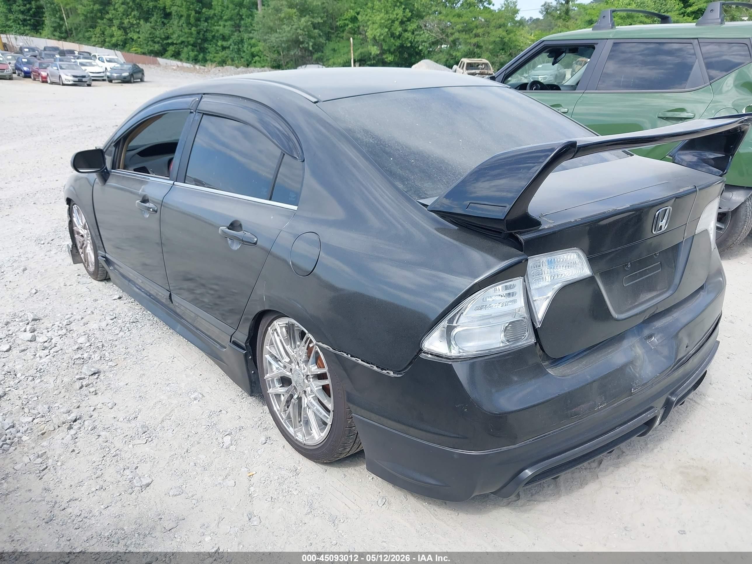 2006 Honda Civic Lx Black vin: 1HGFA16516L035428
