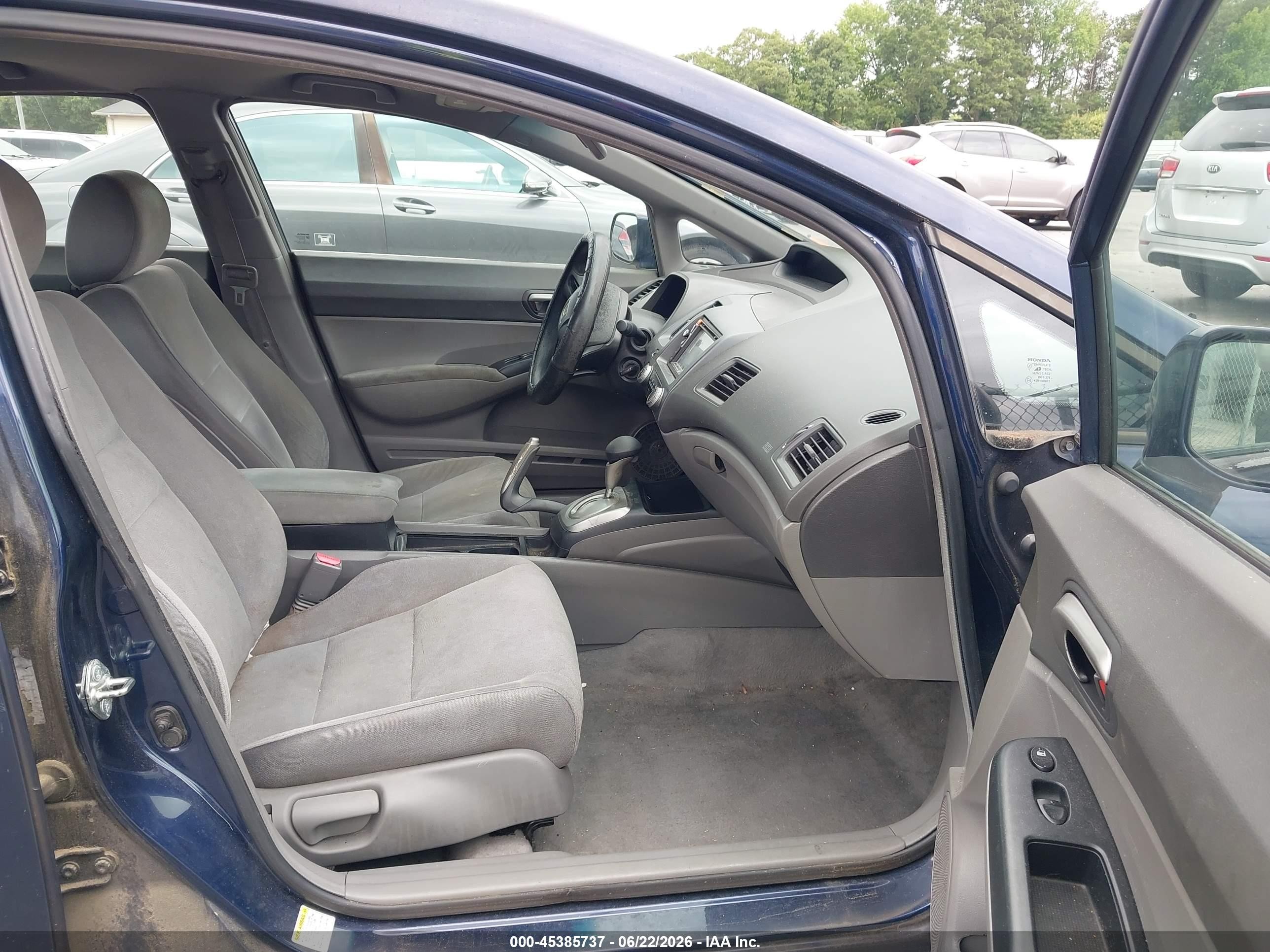 2006 Honda Civic Lx Синий vin: 1HGFA16516L057719