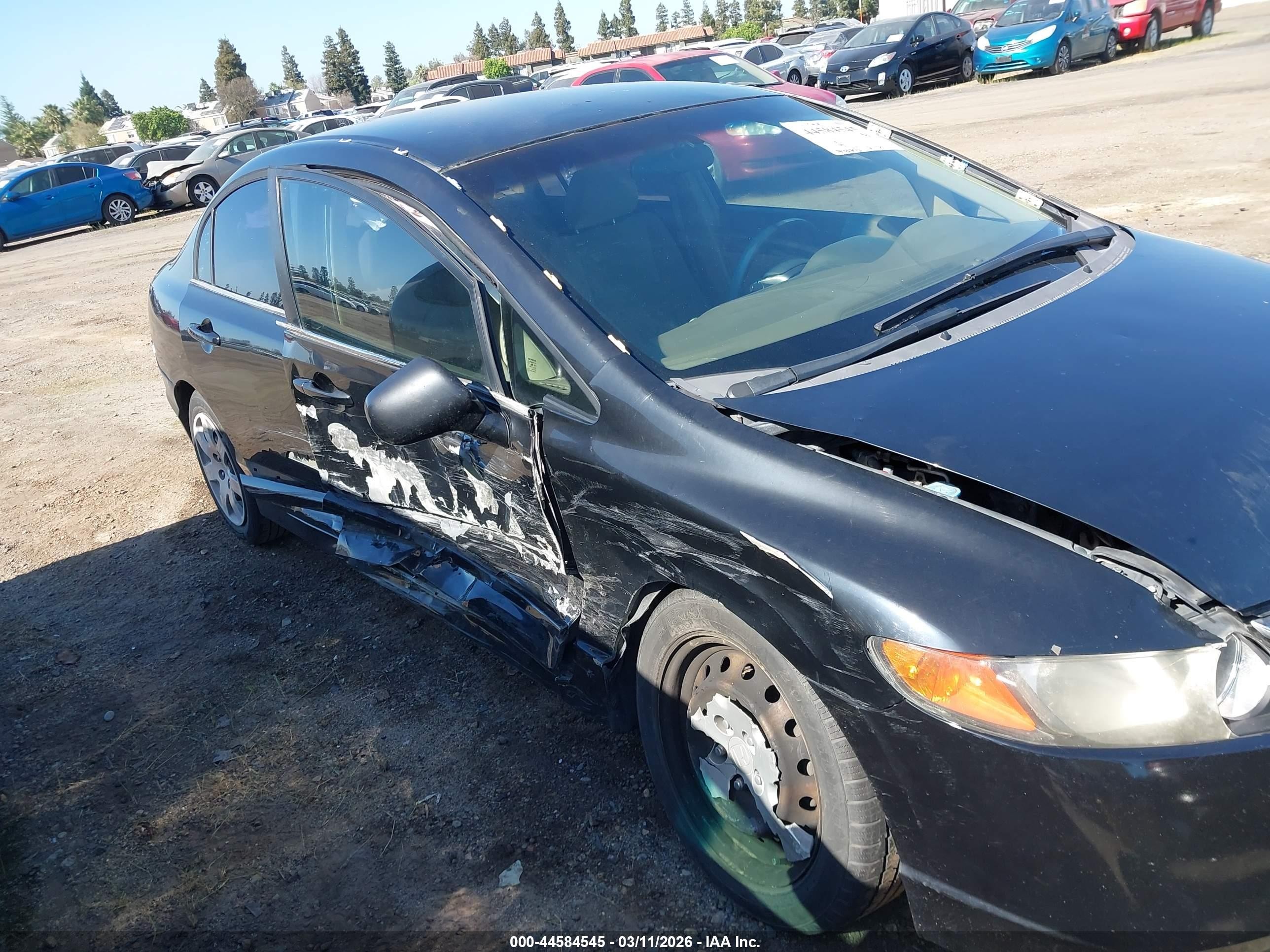 2006 Honda Civic Lx Black vin: 1HGFA16516L062564