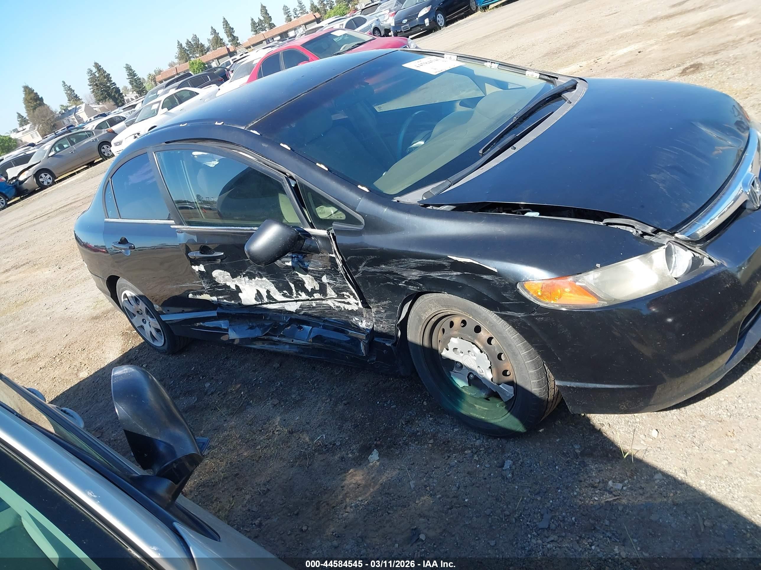 2006 Honda Civic Lx Black vin: 1HGFA16516L062564