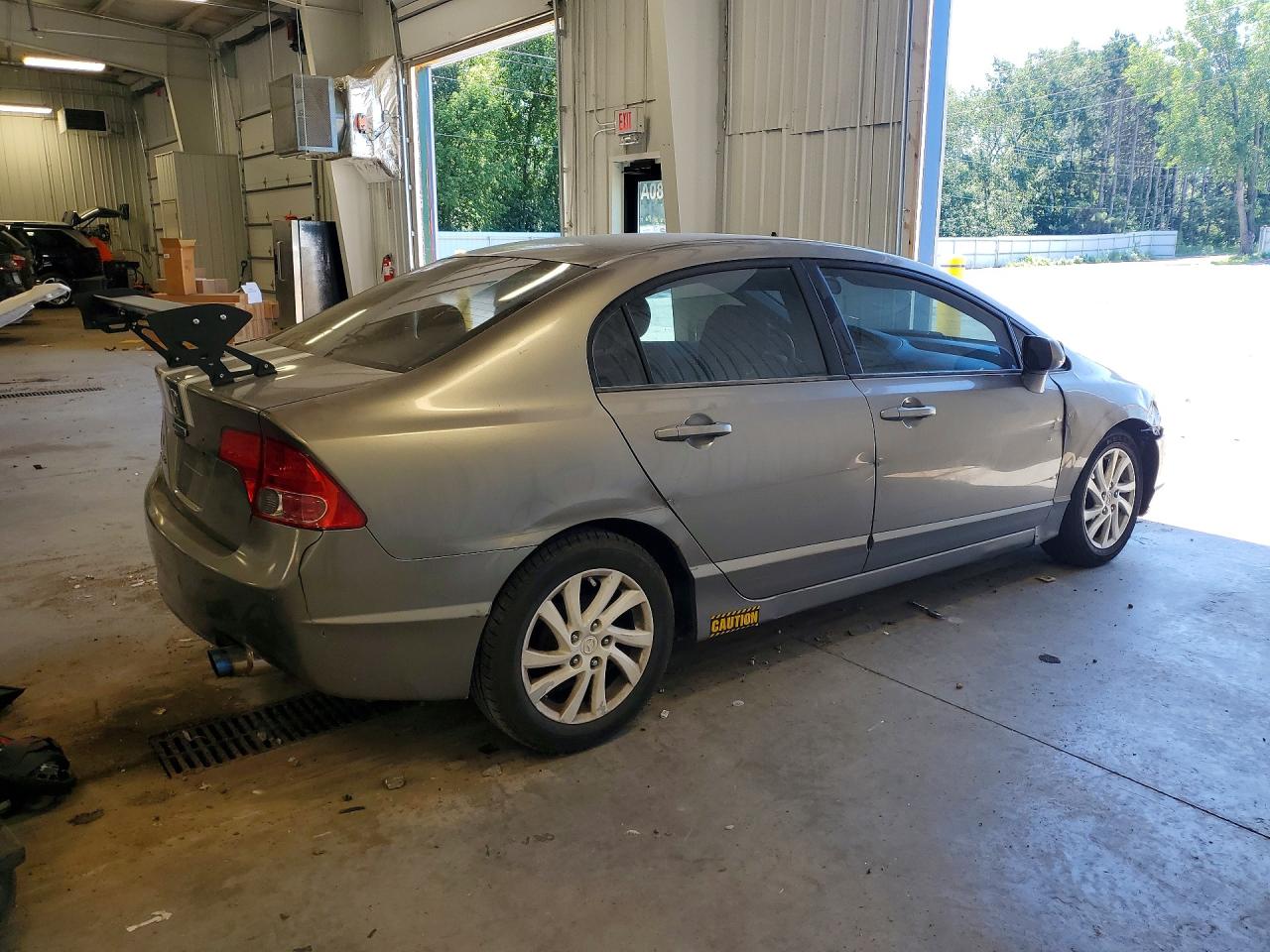 2006 Honda Civic Lx Gray vin: 1HGFA16516L071068