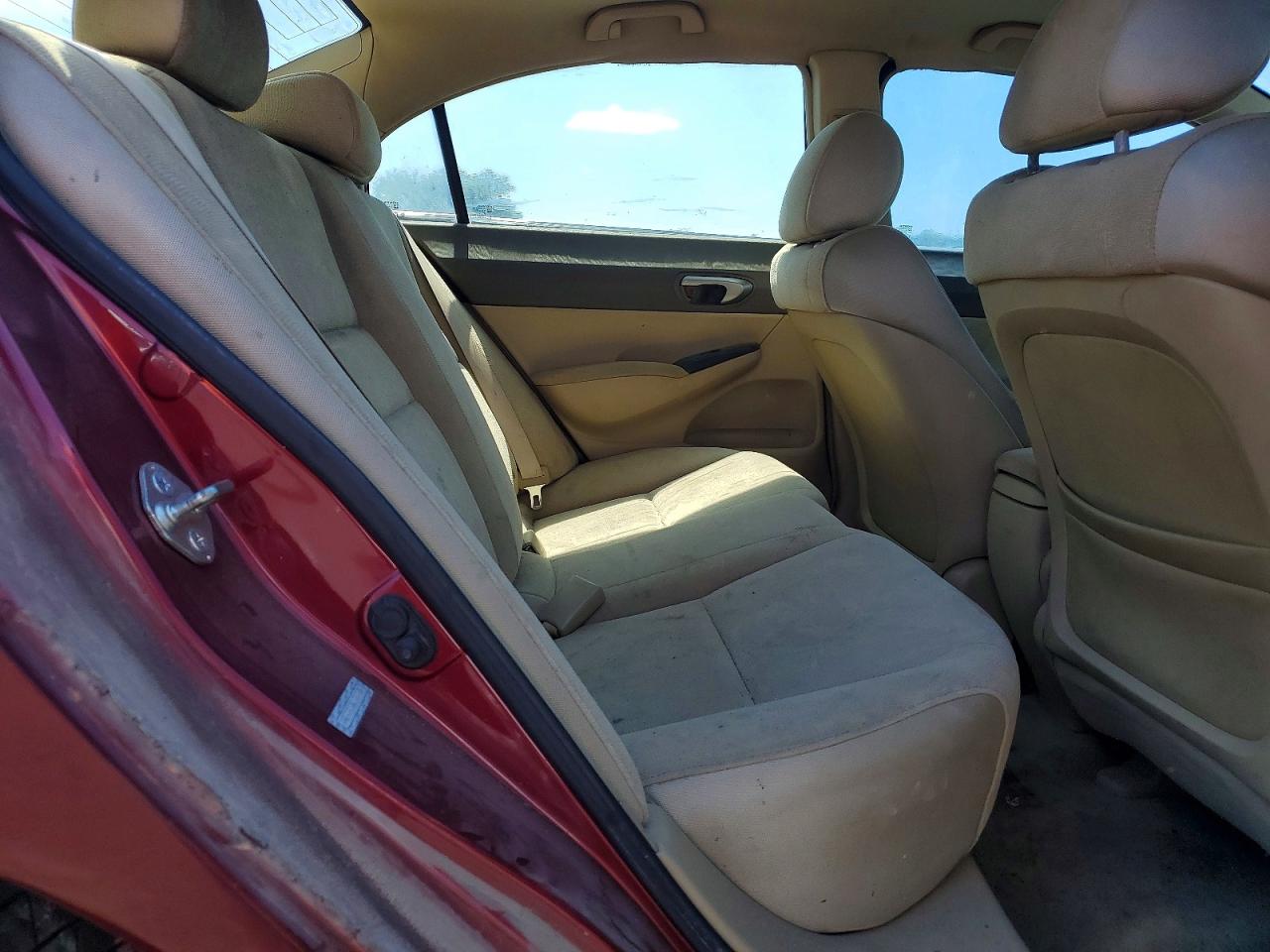 2006 Honda Civic Lx Бордовый vin: 1HGFA16516L084080