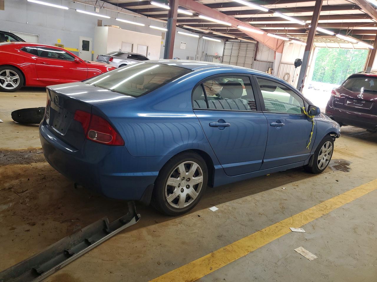 2006 Honda Civic Lx Синий vin: 1HGFA16516L130197
