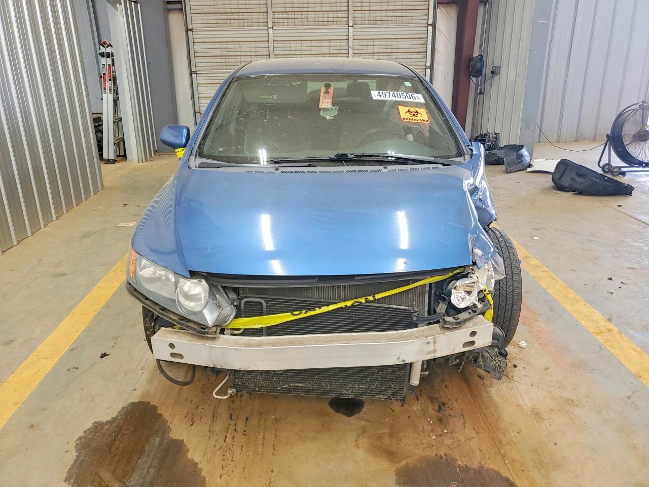 2006 Honda Civic Lx Синий vin: 1HGFA16516L130197