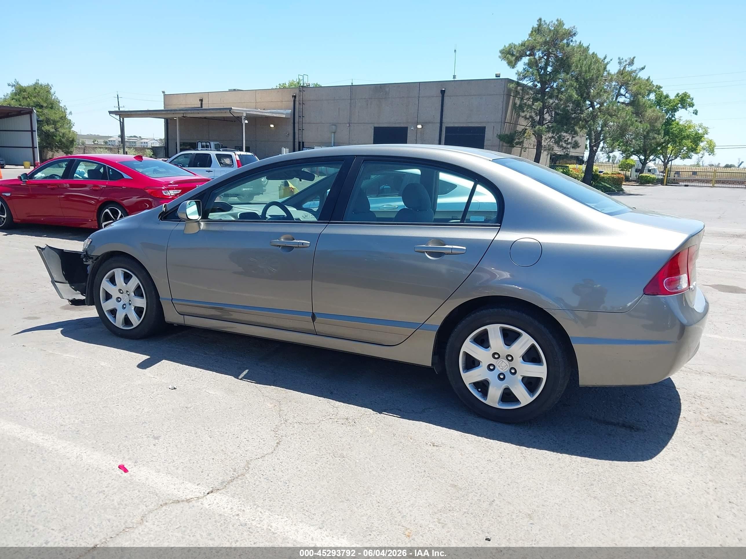 2007 Honda Civic Lx Gray vin: 1HGFA16517L011082
