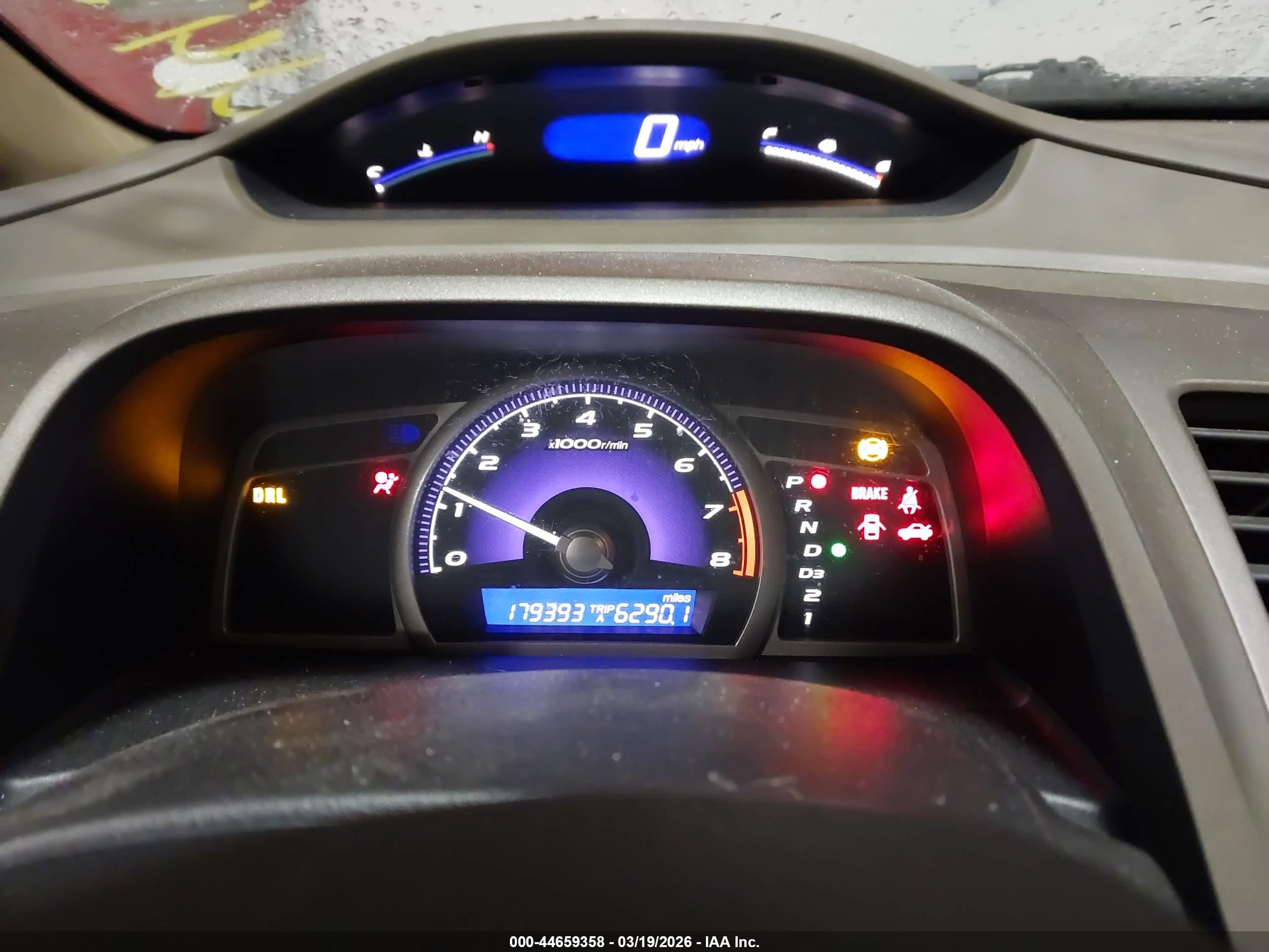 2007 Honda Civic Lx Red vin: 1HGFA16517L015391